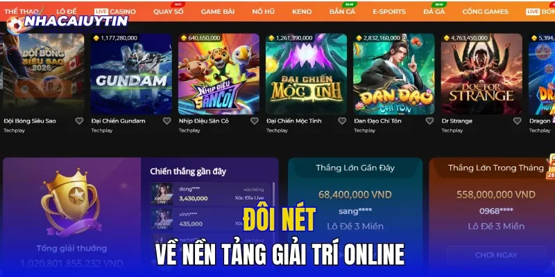 Đôi nét về nền tảng giải trí online