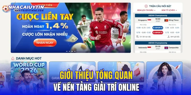 Giới thiệu tổng quan về nền tảng giải trí online