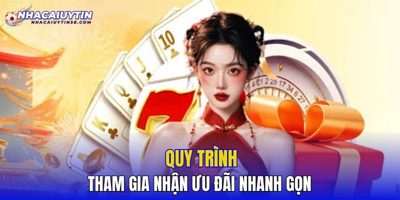 Quy trình tham gia nhận ưu đãi nhanh gọn