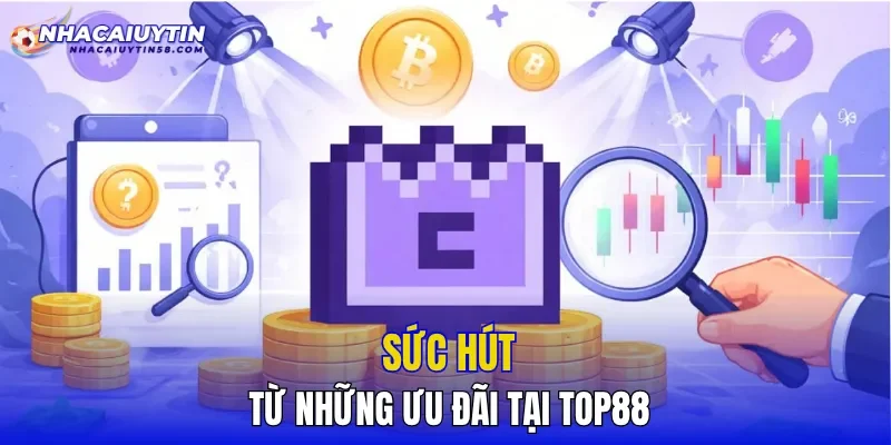 Sức hút từ những ưu đãi tại TOP88