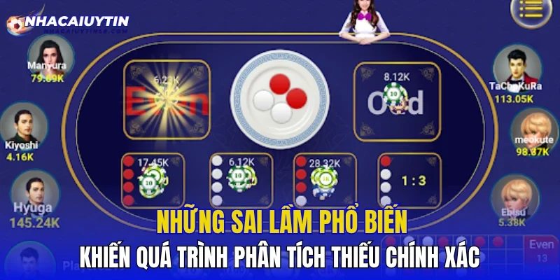 Những sai lầm phổ biến khiến quá trình phân tích thiếu chính xác